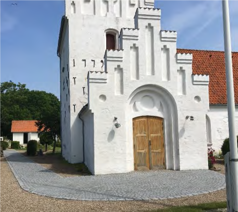 Ny indgang til Drejø Kirke